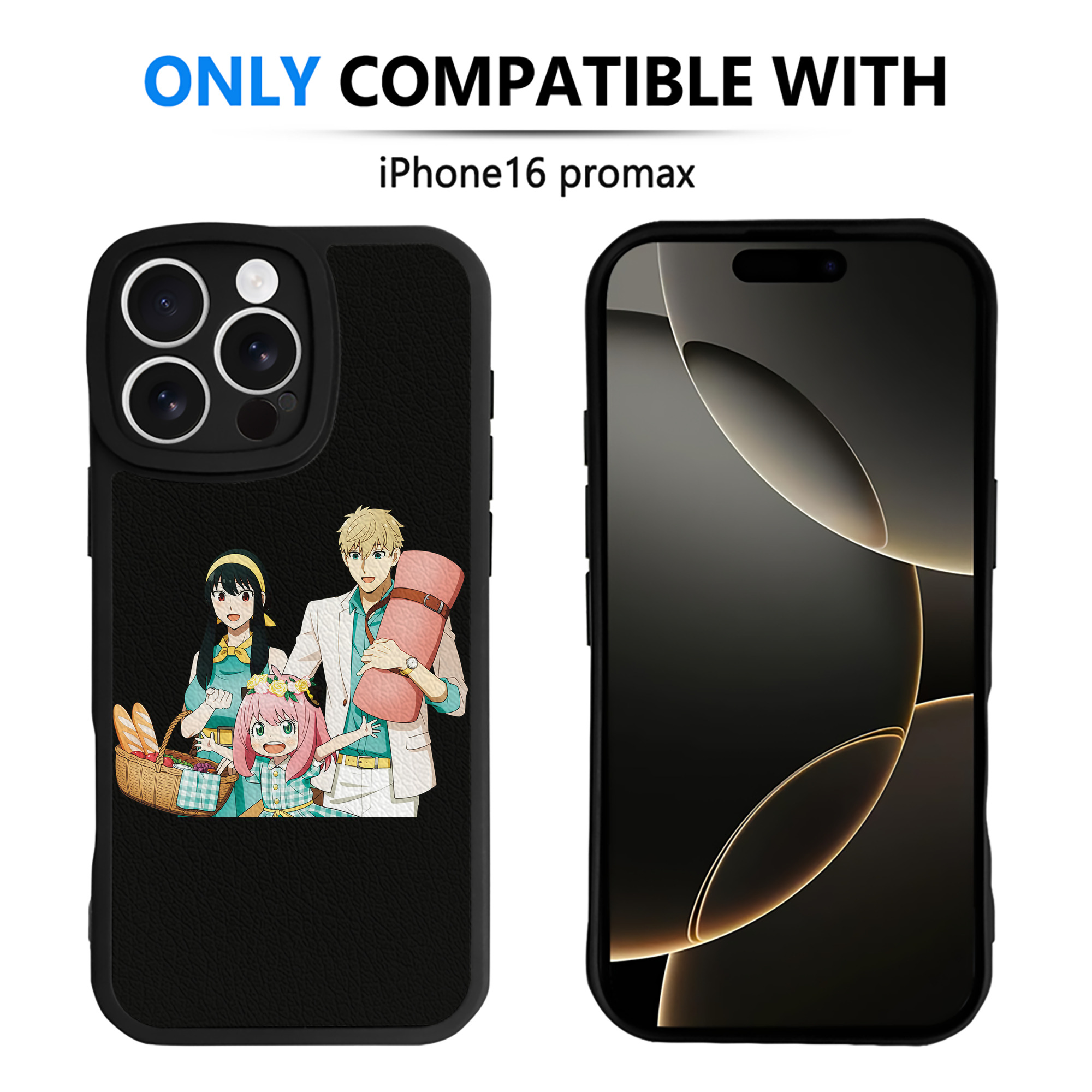 （画像用） SPY×FAMILY间谍家家酒 【iPhone 16シリーズ対応】シリコンスマホケース（レザー調） 材質：シリコン